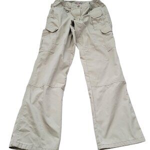 5.11 Tactical Pants Womens 6 Tan Workwear Cargo Stretch